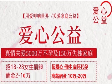 无锡市捐卵助孕生子 爱心志愿者招募